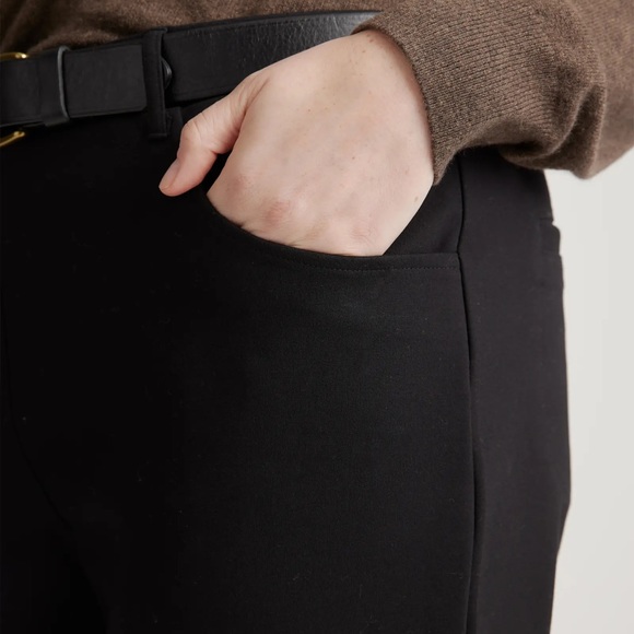 Quince - New Ultra-Stretch Ponte Straight Leg Pant - Picture 6 of 6